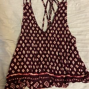 Patterned crop top